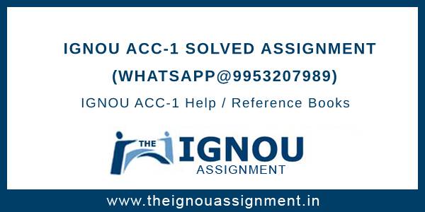 acc 01 solved assignment free download